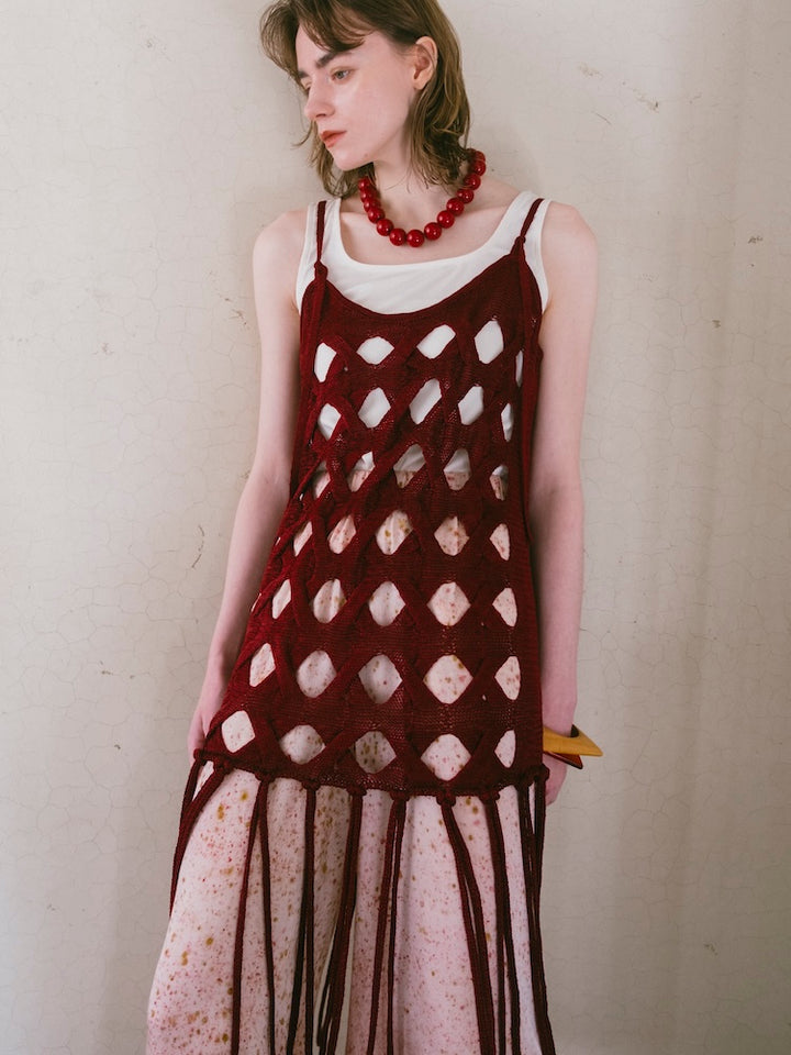 モデル身長：170cm / カラー：Bordeaux