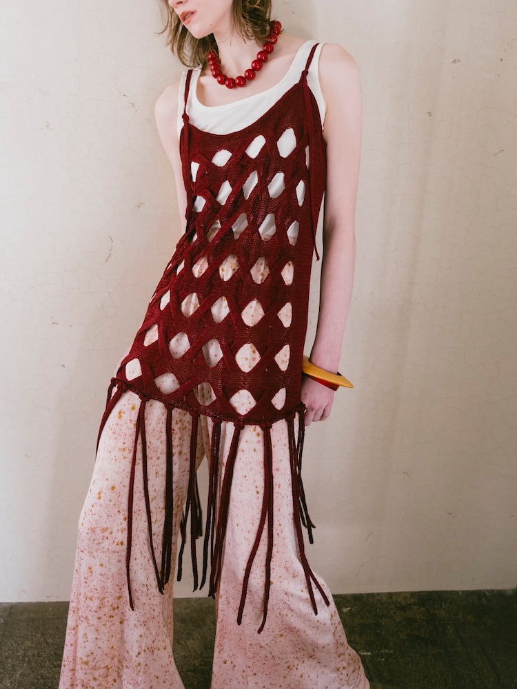 トップス Ruh Dhan Lace Paneled Long Top MARTE Ruh Dhan 26SS COLLECTION – MARTE