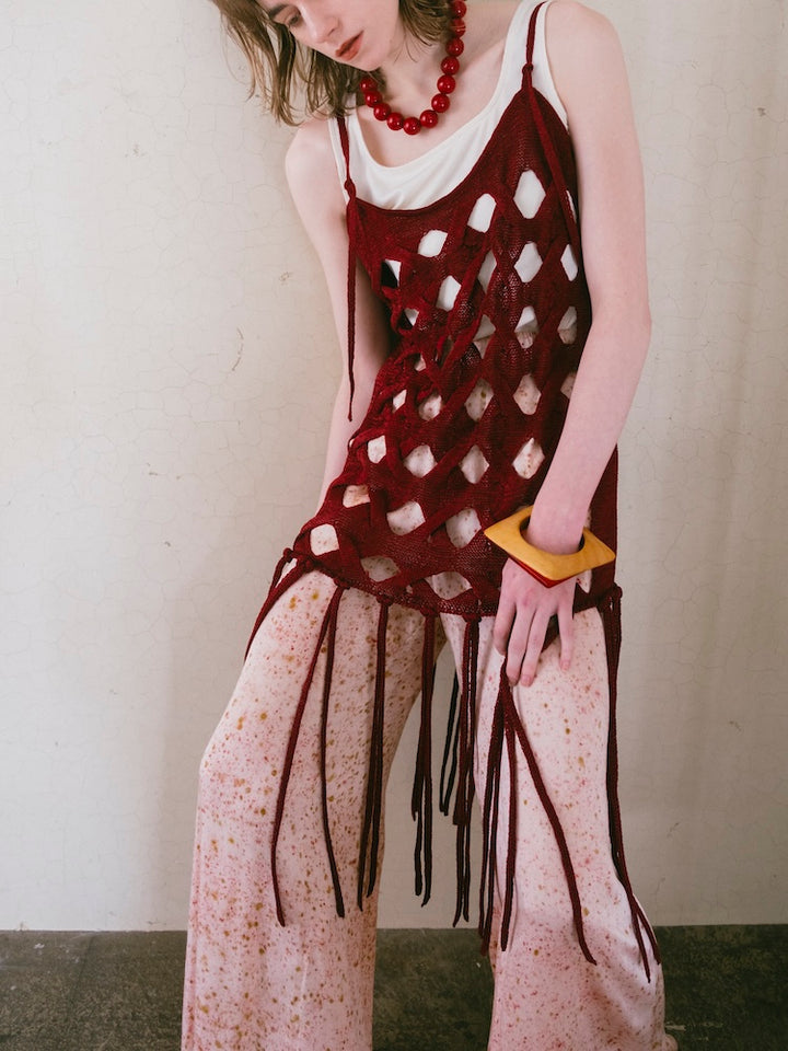 モデル身長：170cm / カラー：Bordeaux