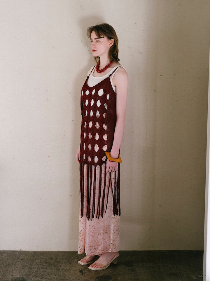 モデル身長：170cm / カラー：Bordeaux