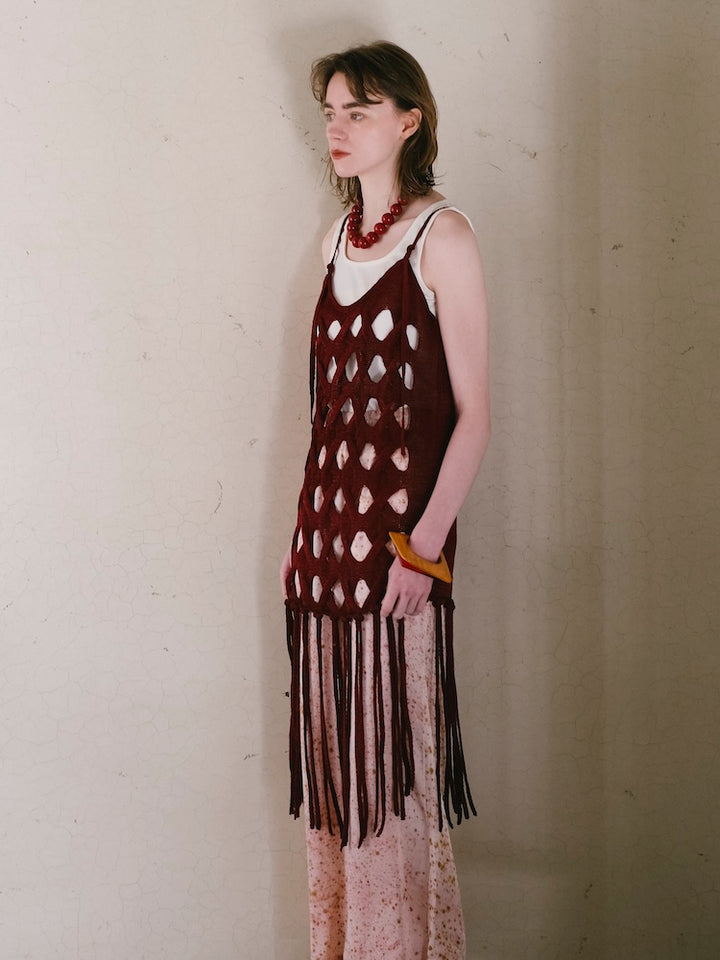 モデル身長：170cm / カラー：Bordeaux