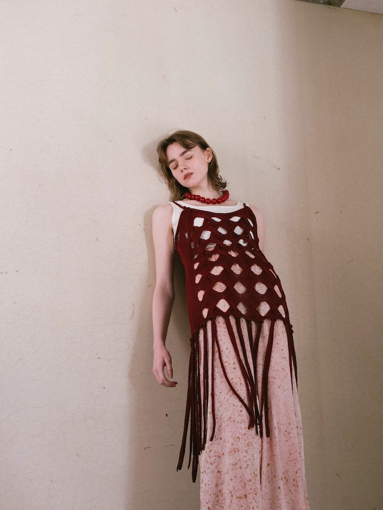 モデル身長：170cm / カラー：Bordeaux