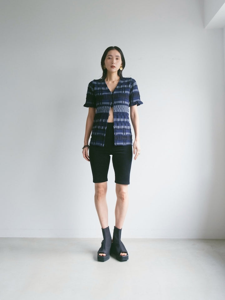 モデル身長：163cm / カラー：Navy