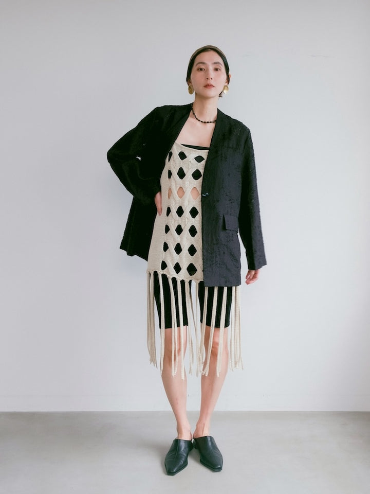 モデル身長：163cm / カラー：Ivory