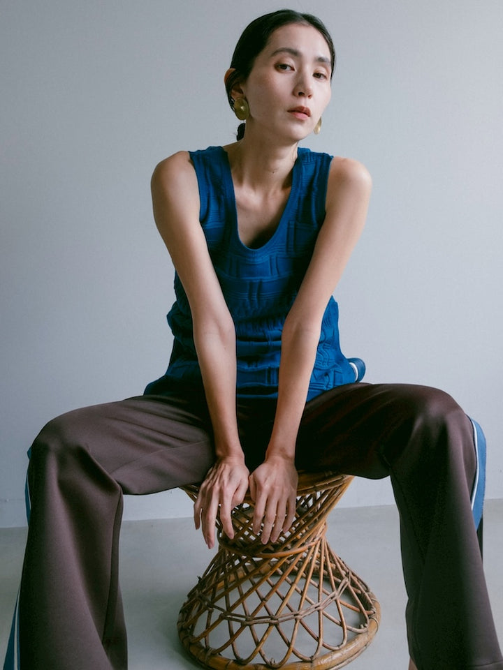 モデル身長：163cm / カラー：Blue