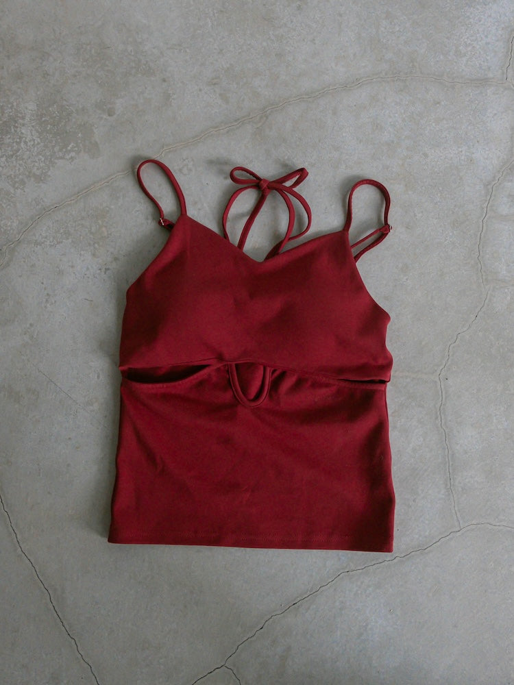 Cut Out Design Camisole｜カットアウトデザインキャミソール