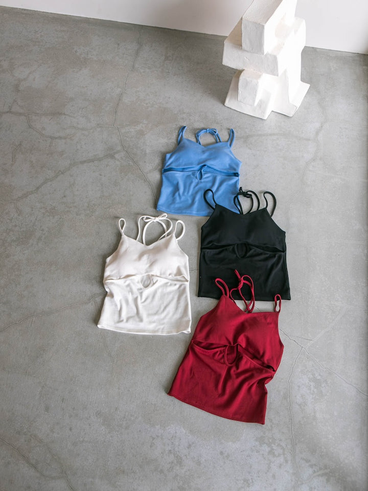 【3月上旬頃 お届け】Cut Out Design Camisole