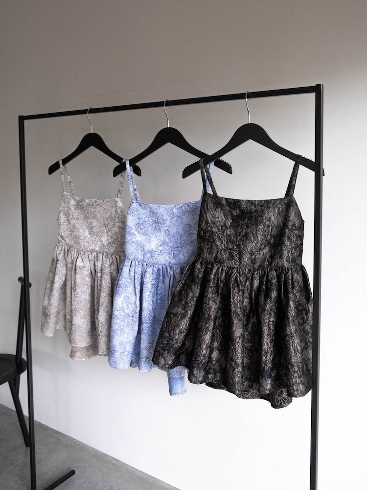 Flower Jacquard Camisole｜フラワージャガードキャミソール – MARTE