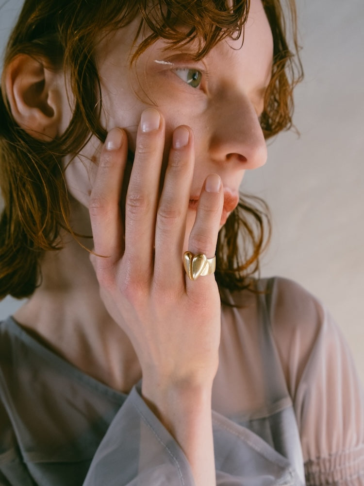 Open Heart Ring｜ヒルマ・アフ・クリントの作品を日常に｜ハート