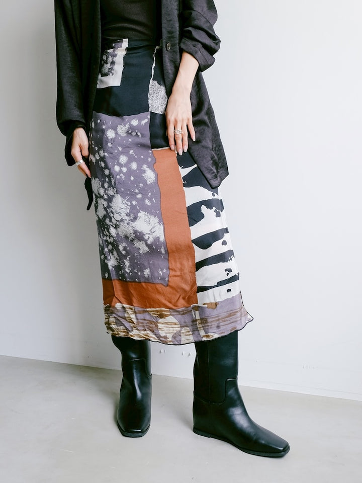 Vintage Scarf / Large Art