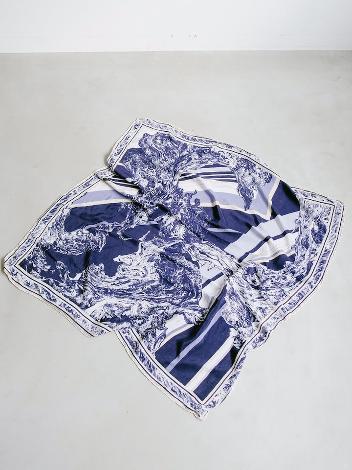 Vintage Scarf / Japonism Art