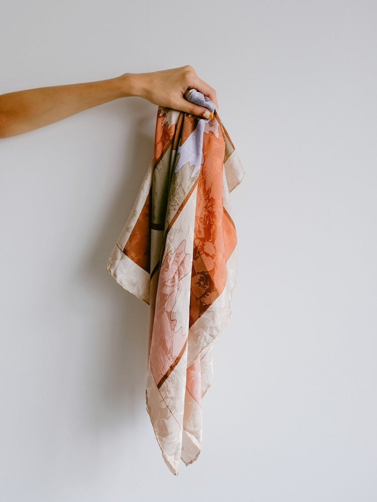 Vintage Scarf / Regular Art