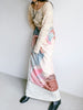 Vintage Scarf /  Pink Wave