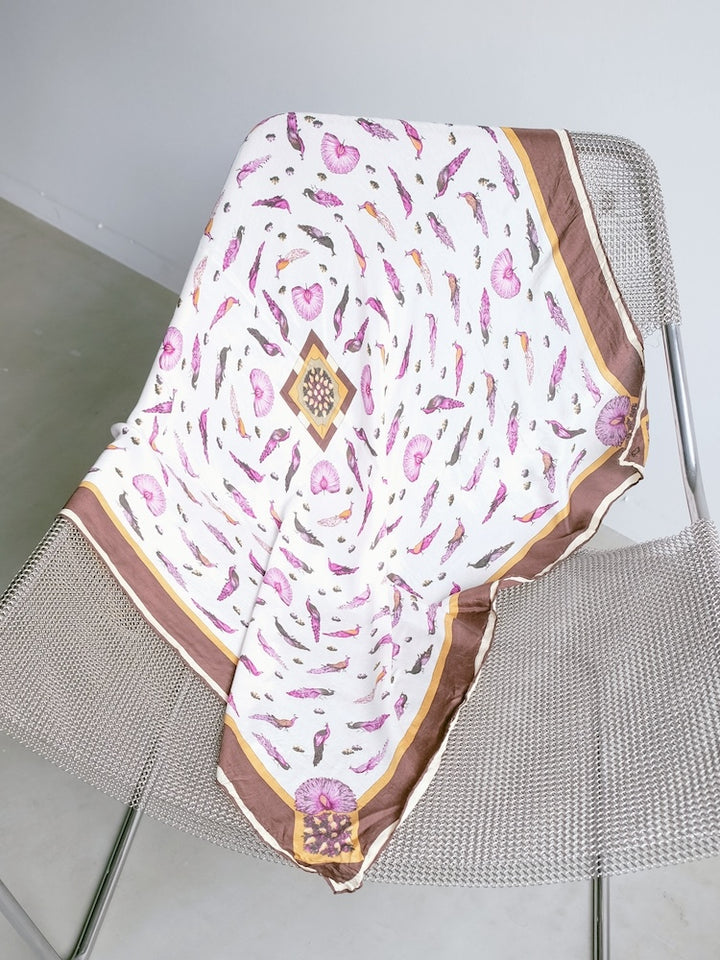 Vintage Scarf / Bird