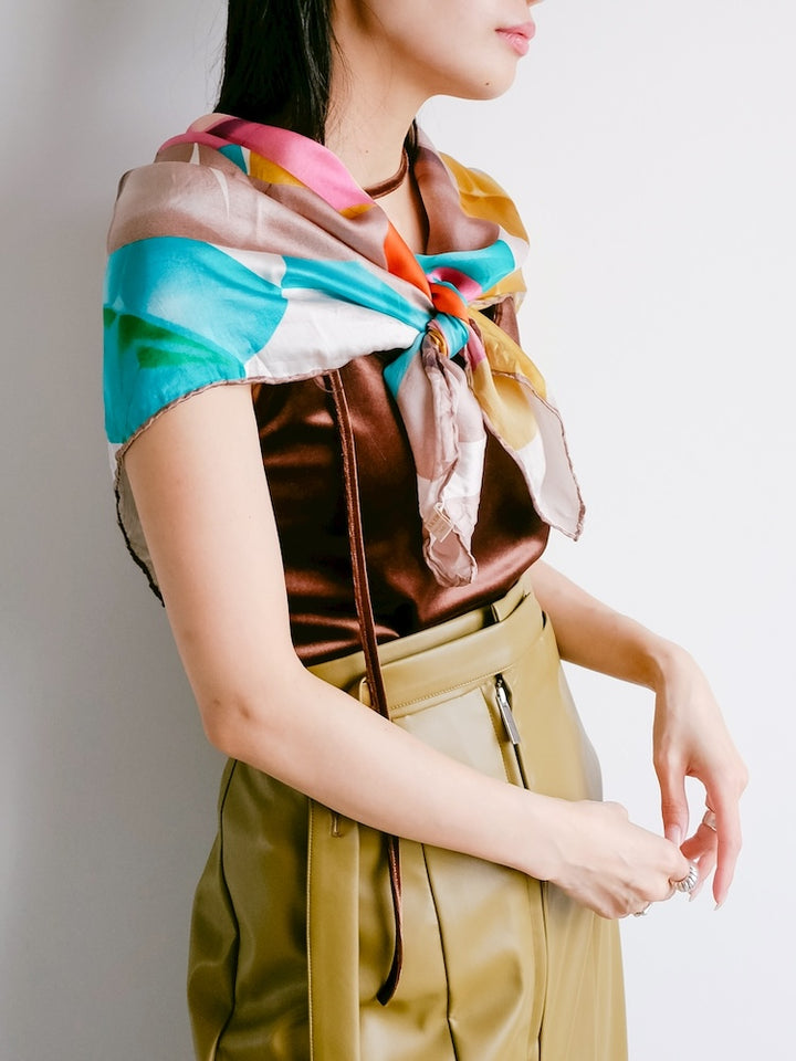 Vintage Scarf / Mulch Square