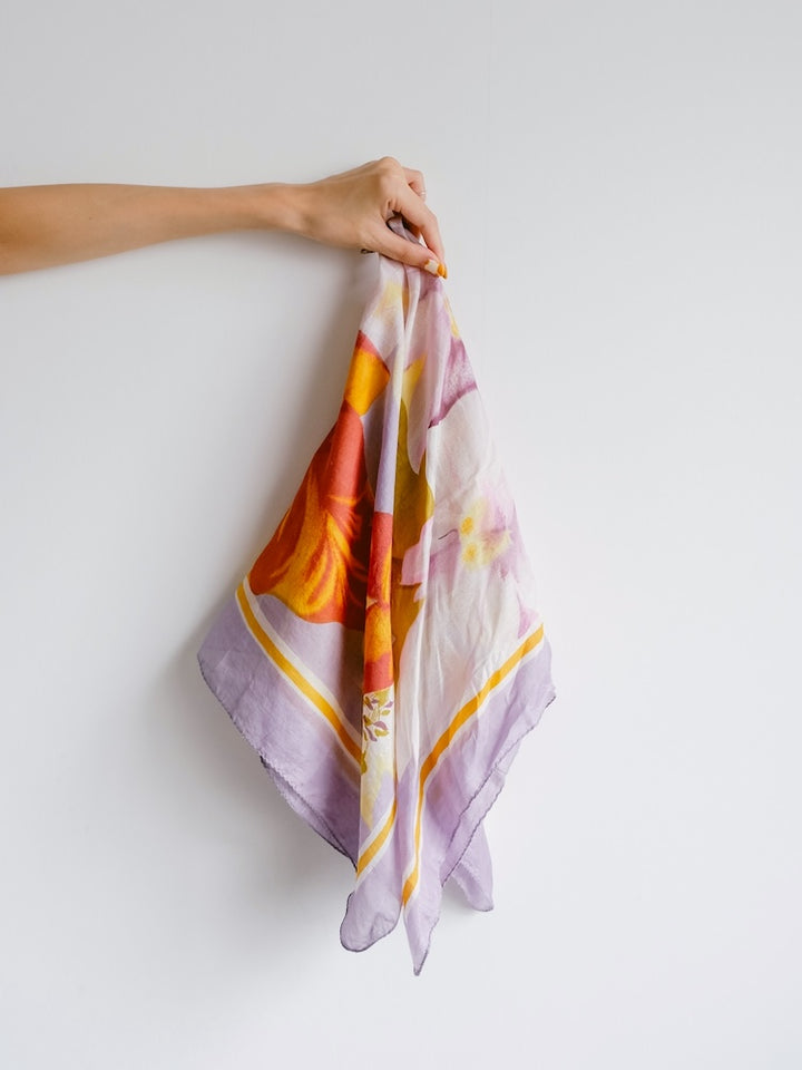 Vintage Scarf / Flower