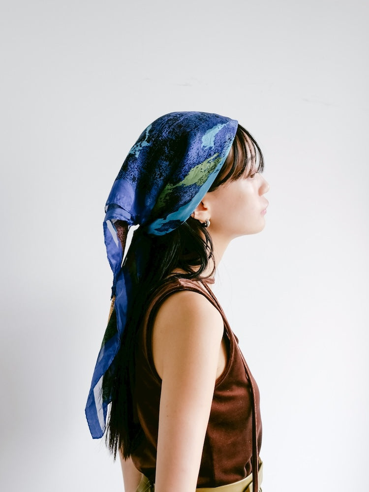 Vintage Scarf / Landscape