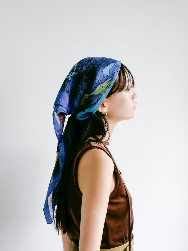 Vintage Scarf / Landscape