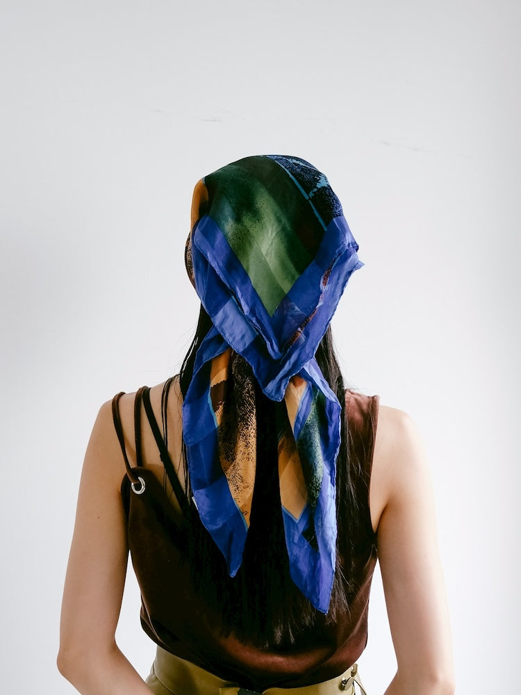 Vintage Scarf / Landscape