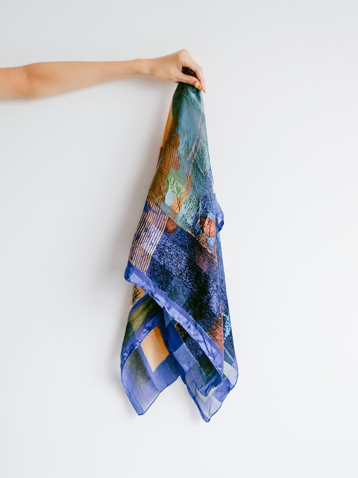 Vintage Scarf / Landscape