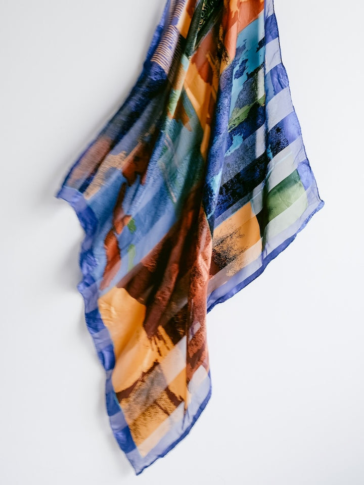 Vintage Scarf / Landscape