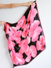 Vintage Scarf / Fuchsia Flower