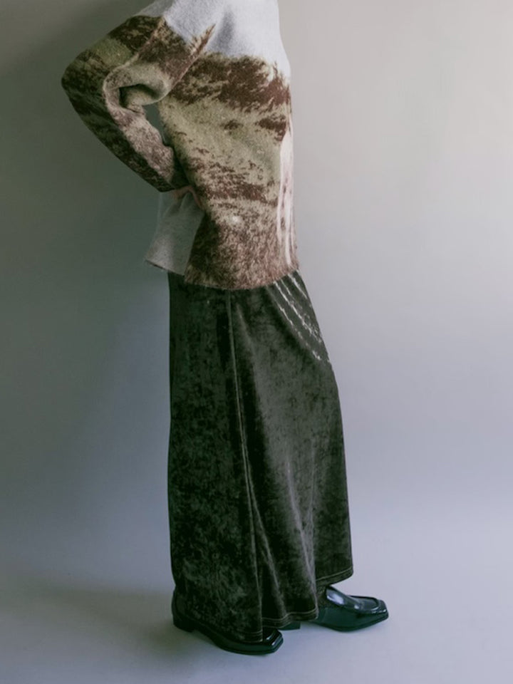 モデル身長：176cm / カラー：Khaki / 着用サイズ：Mサイズ