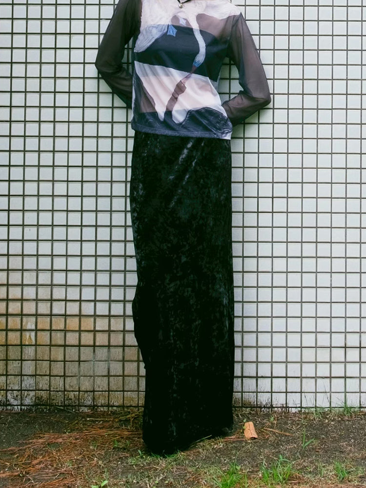モデル身長：171cm / カラー：Black / 着用サイズ：Mサイズ