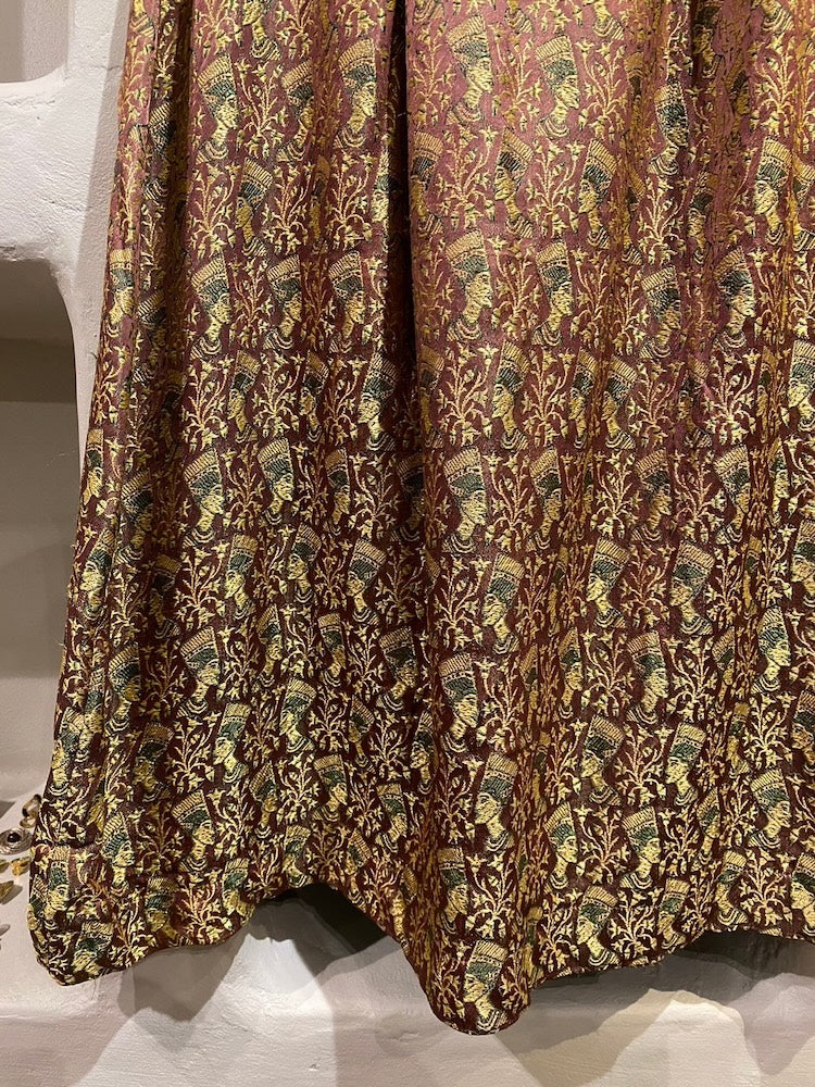 Egyptian Pattern Jacquard Skirt