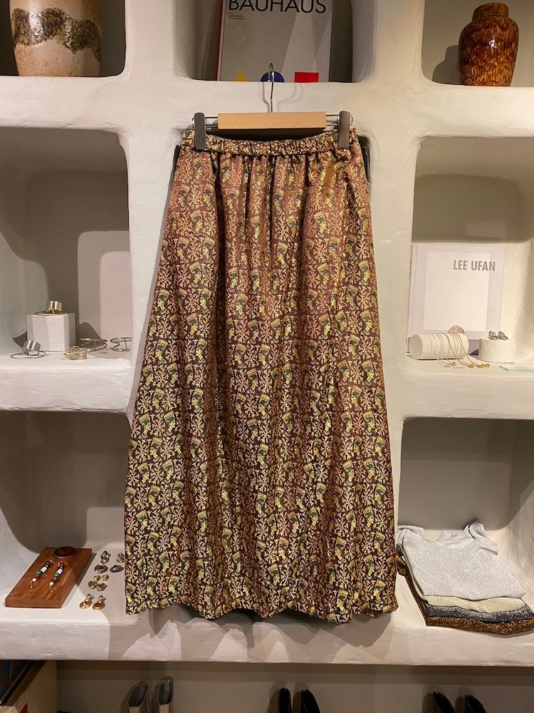 Egyptian Pattern Jacquard Skirt