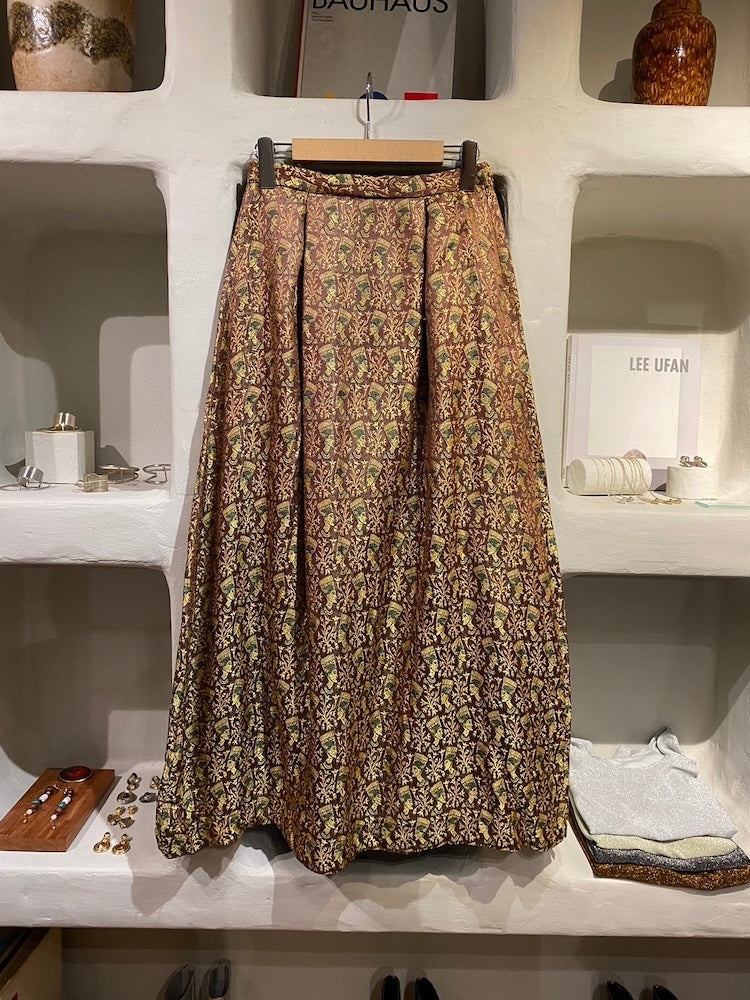 Egyptian Pattern Jacquard Skirt