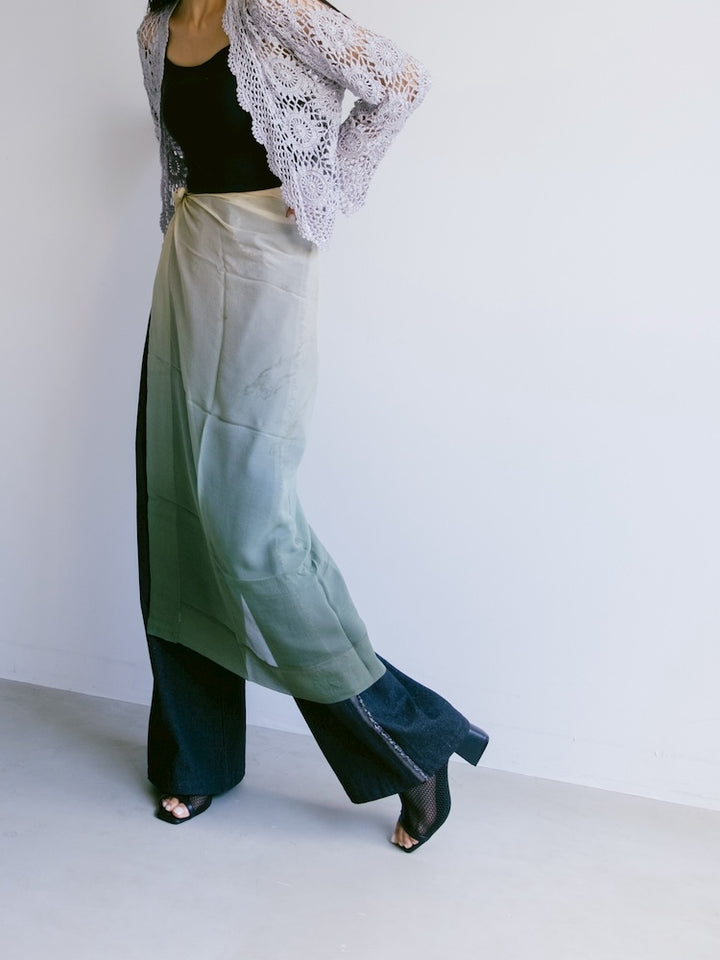 Vintage Scarf / Natural Gradation