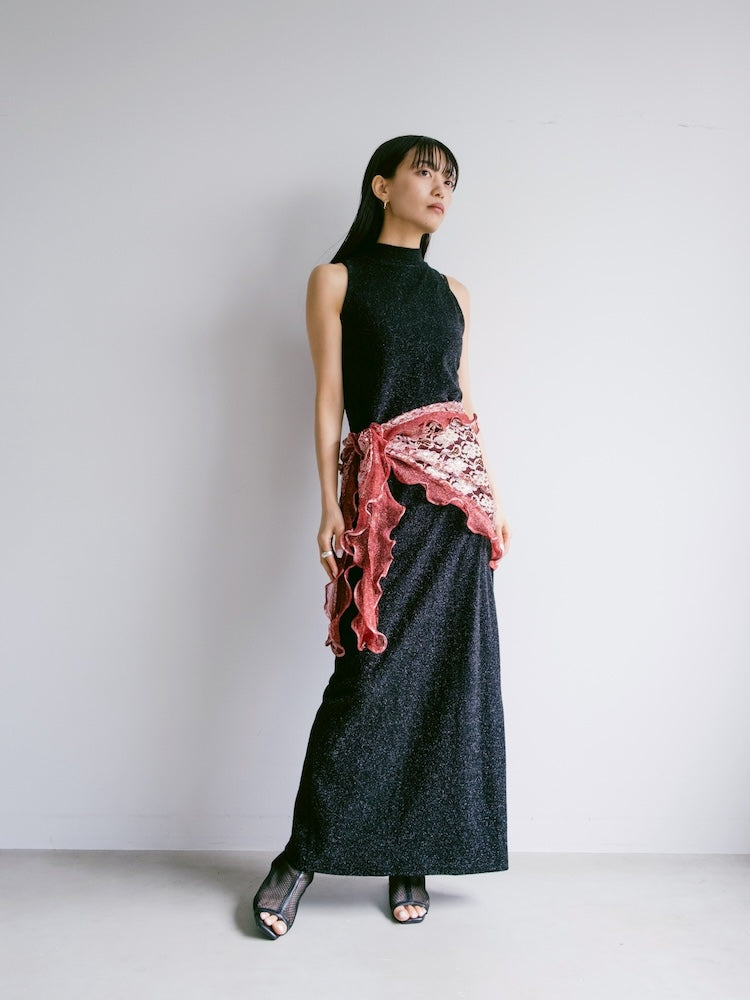 Vintage Scarf / Frill Embroidery