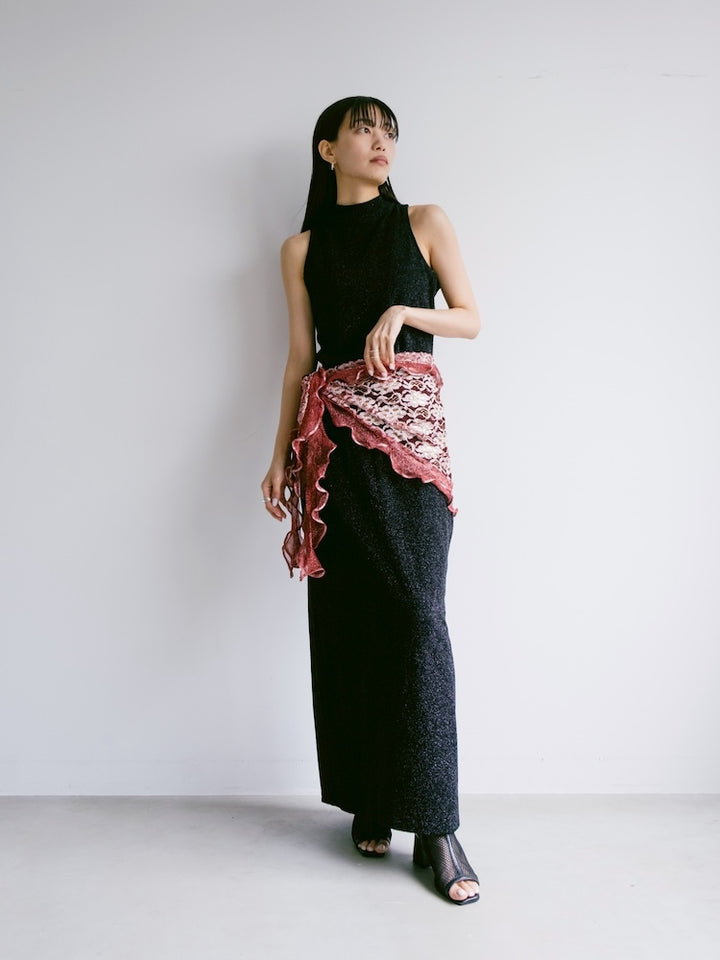 Vintage Scarf / Frill Embroidery