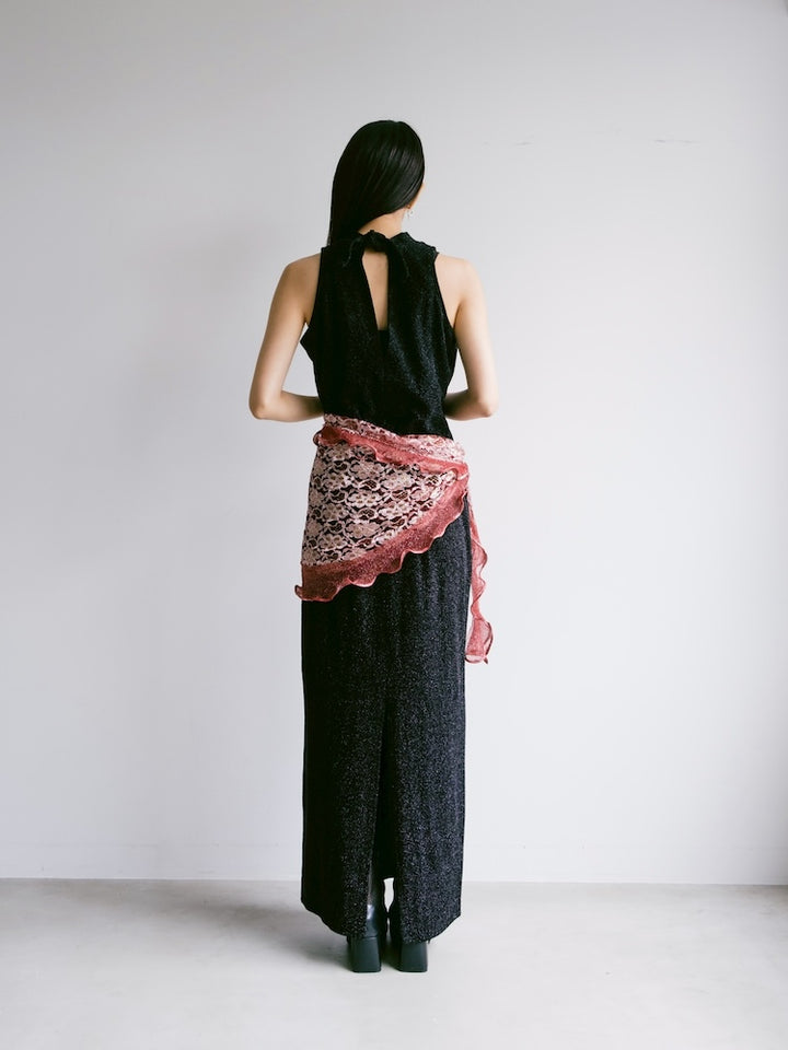 Vintage Scarf / Frill Embroidery