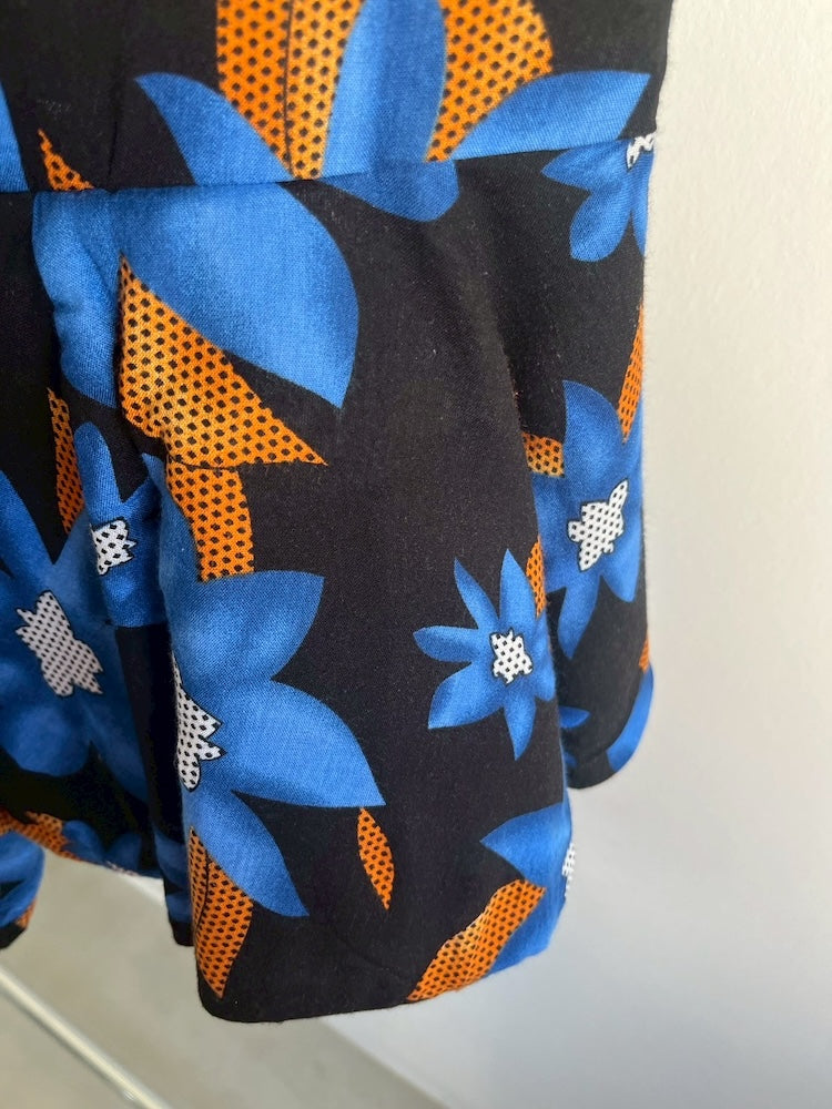 Asymmetry Batik Tunic Top