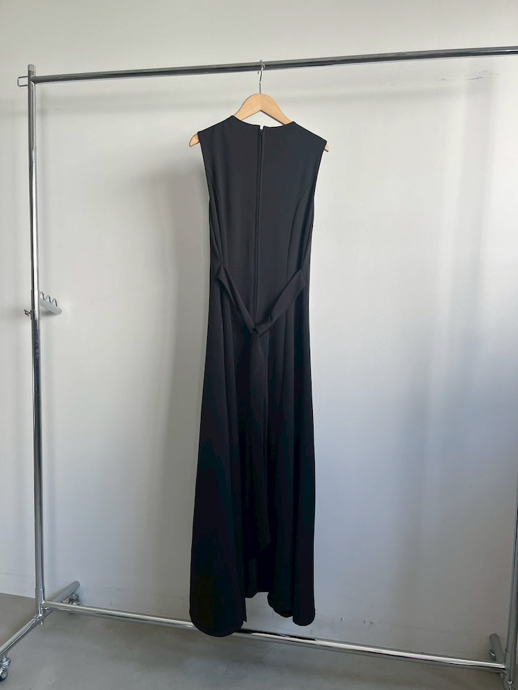 Front Design Black Dress