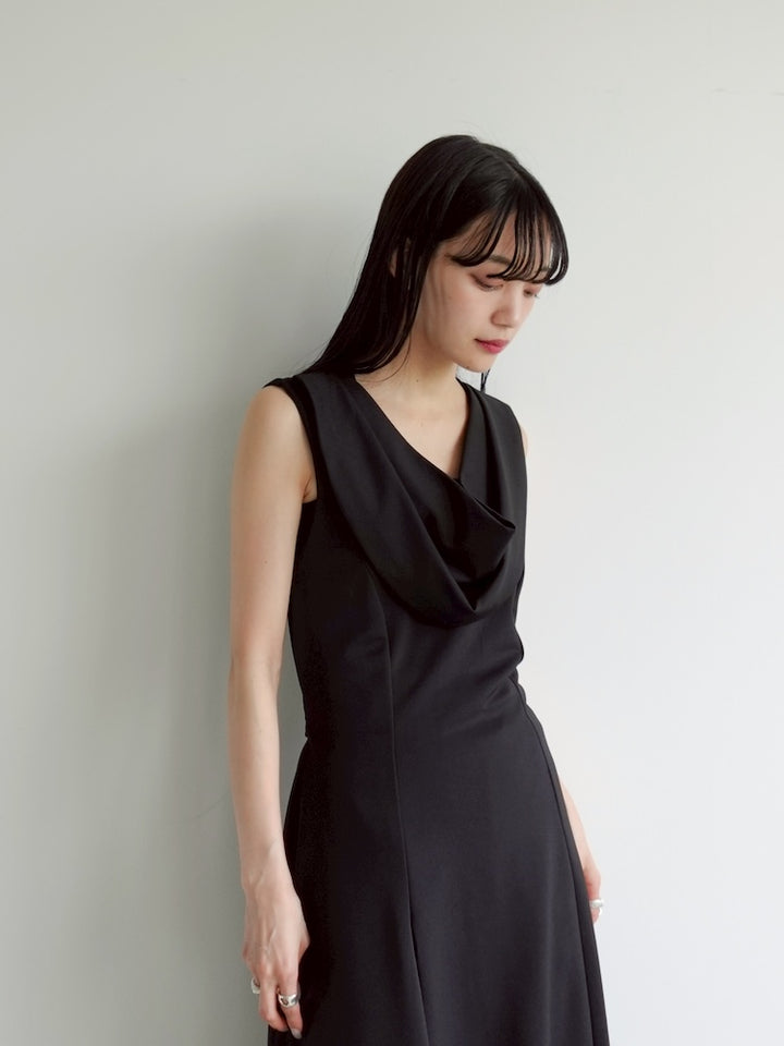 Front Design Black Dress