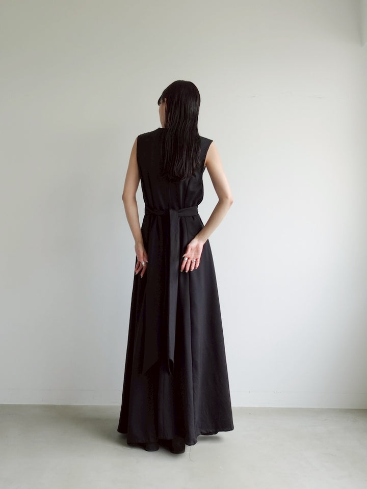 Front Design Black Dress