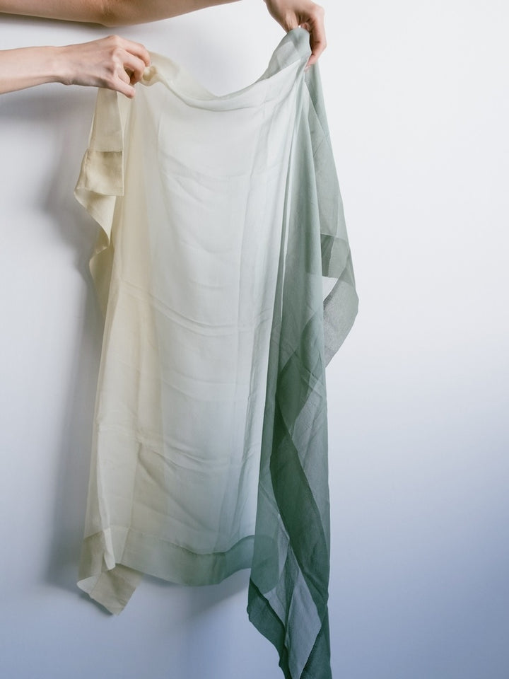 Vintage Scarf / Natural Gradation