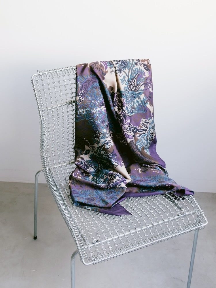 Vintage Scarf / Japonism Paisley