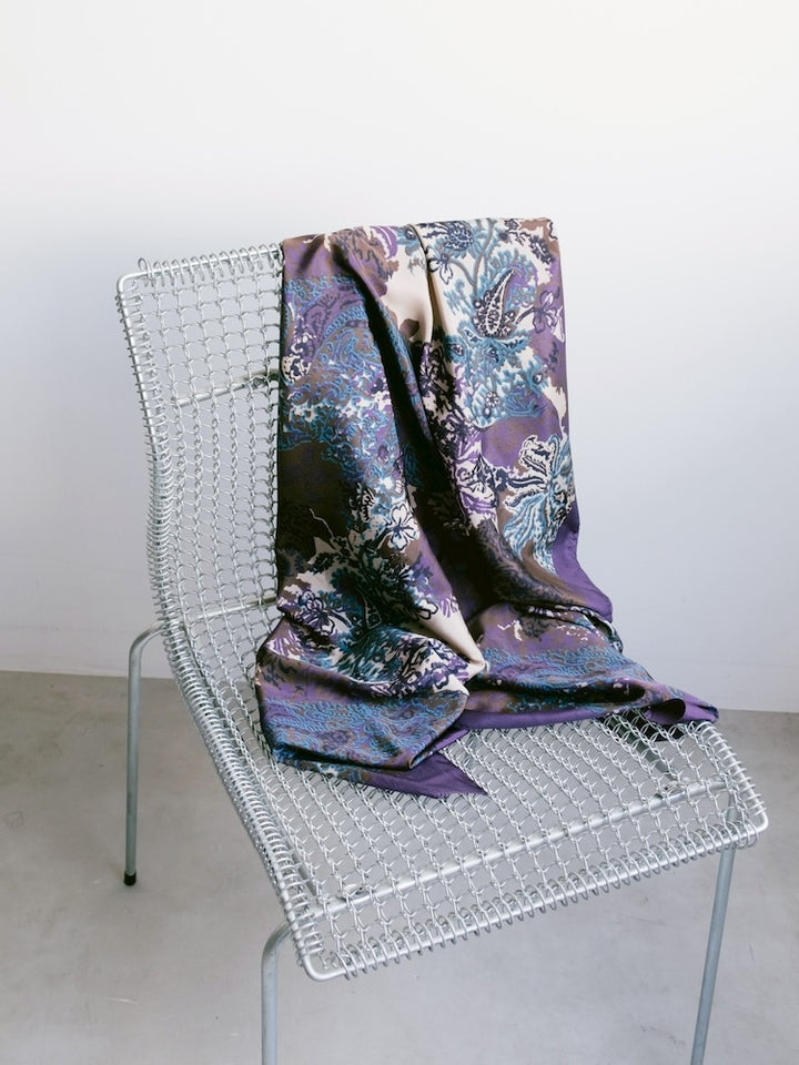 Vintage Scarf / Japonism Paisley