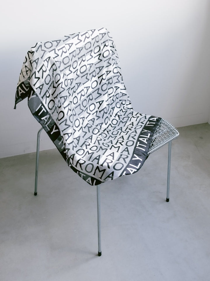 Vintage Scarf / Alphabet