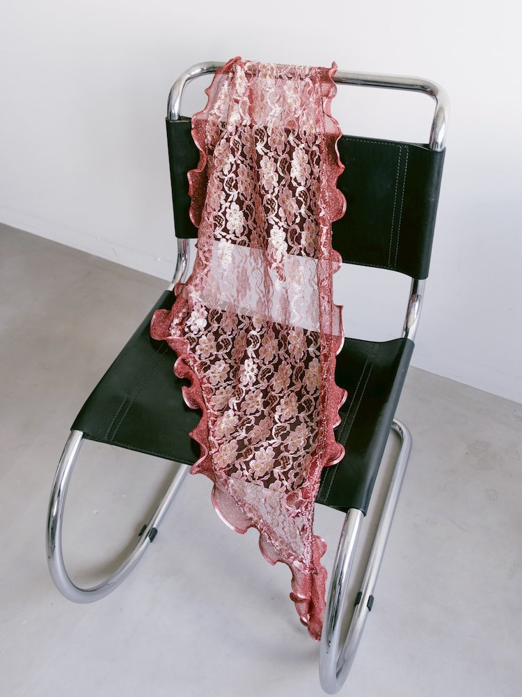 Vintage Scarf / Frill Embroidery