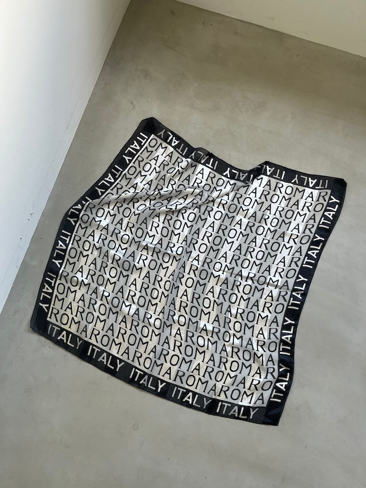 Vintage Scarf / Alphabet