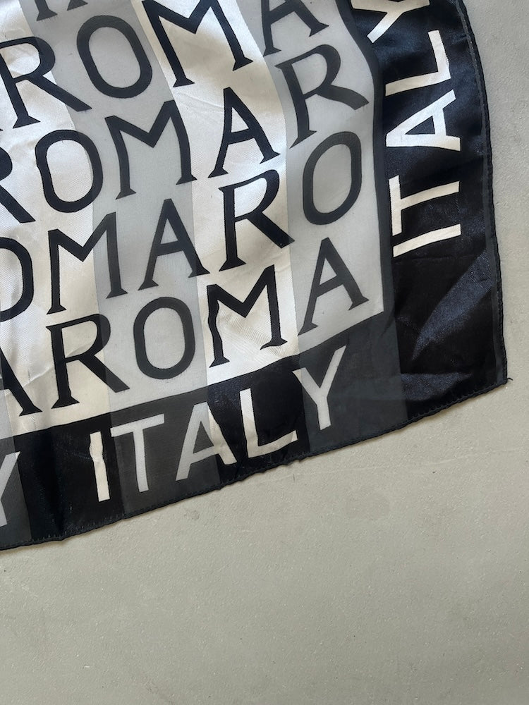 Vintage Scarf / Alphabet