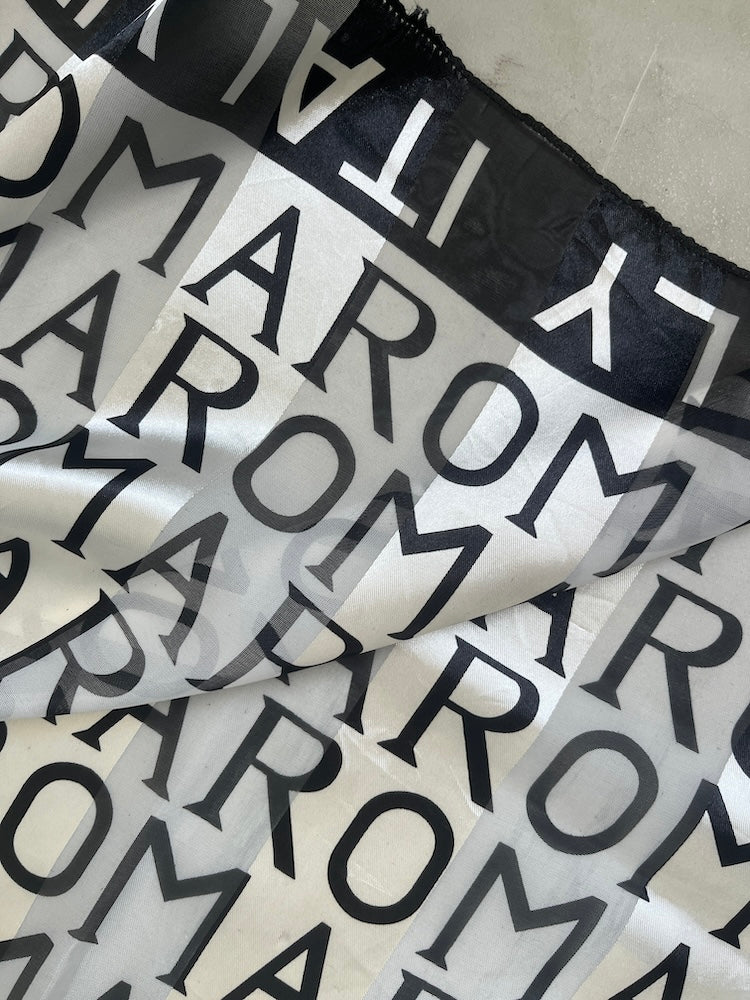 Vintage Scarf / Alphabet