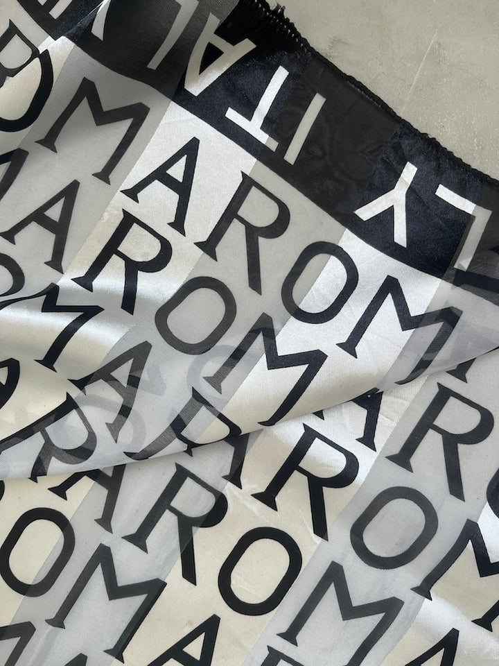 Vintage Scarf / Alphabet