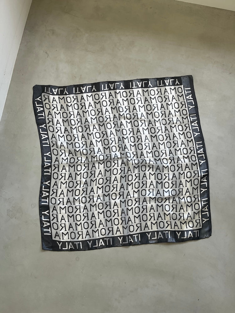Vintage Scarf / Alphabet