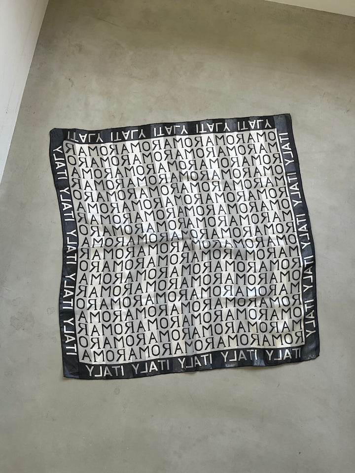Vintage Scarf / Alphabet